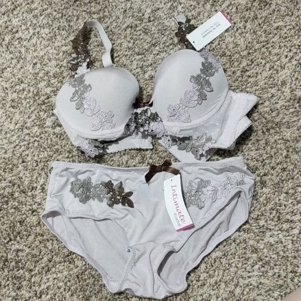 Romantic Floral Lingerie Set